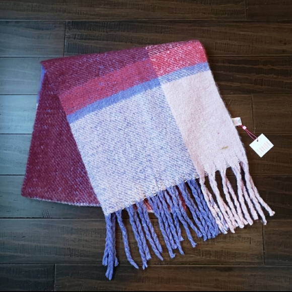 NEW Savida Chunky Soft Trendy Colorblocked Scarf NWT - Picture 4 of 8